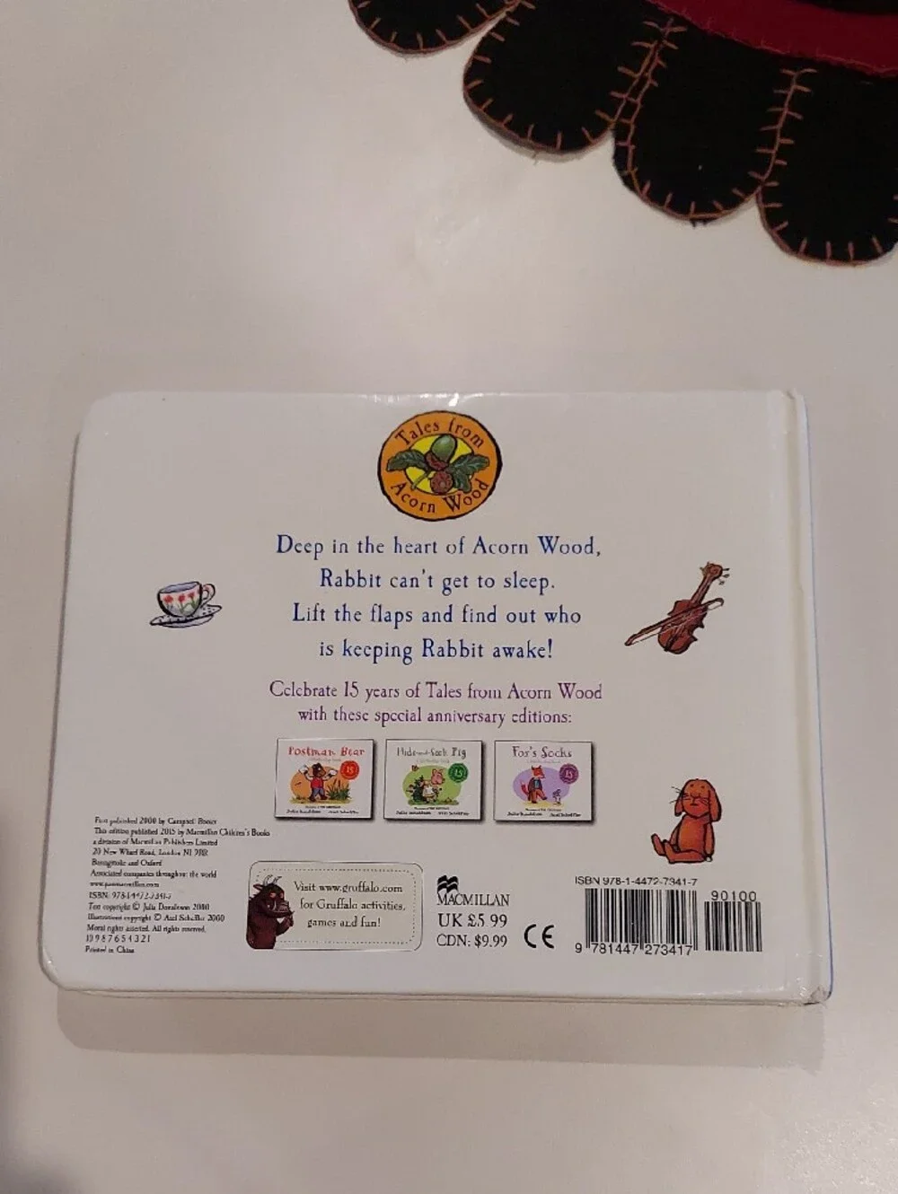 Macmillan Publishers rabbit nap